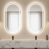 owalne lustro LED – bez ramy – OdbicieStylu.pl
