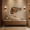 Lustro nieregularne LED T4 Demeter na wymiar