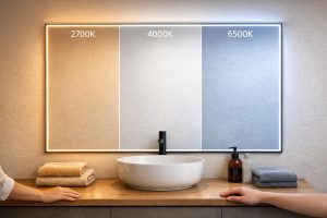 Co oznacza temperatura barwowa w lustrach LED?