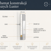 Lustro nieregularne LED T1 Lunara na wymiar