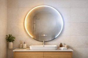 Jak wybrać lustro LED z regulacją jasności?