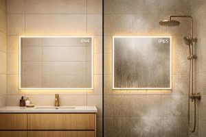 IP44 vs. IP65: Które lustro LED wybrać?