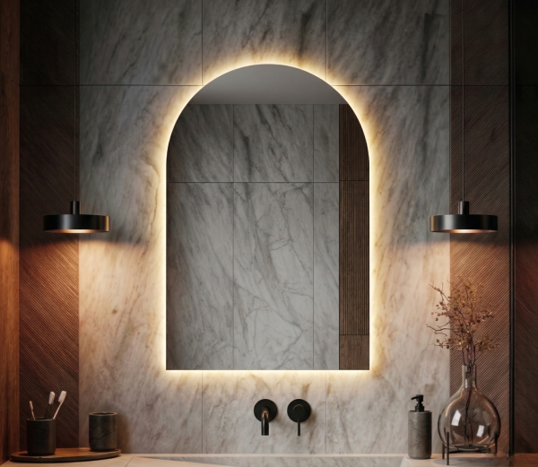 lustro półowalne na wymiar