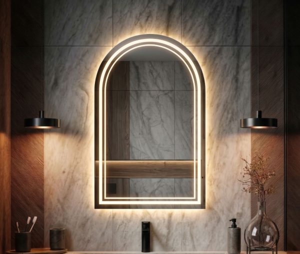 lustro półowalne na wymiar