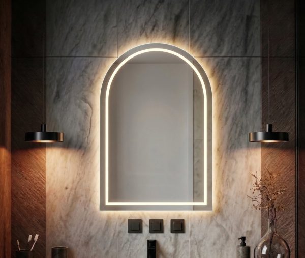 lustro półowalne na wymiar