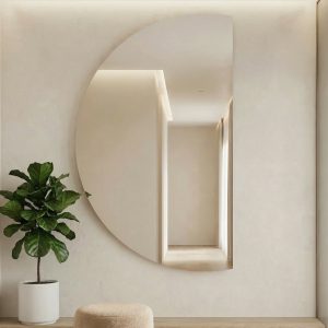 lustro półokrągłe